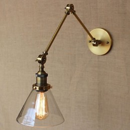 Retro Vintage Store Exkluzivně navržená moderní nástěnná lampa ve vstupní hale z bronzového kostela
