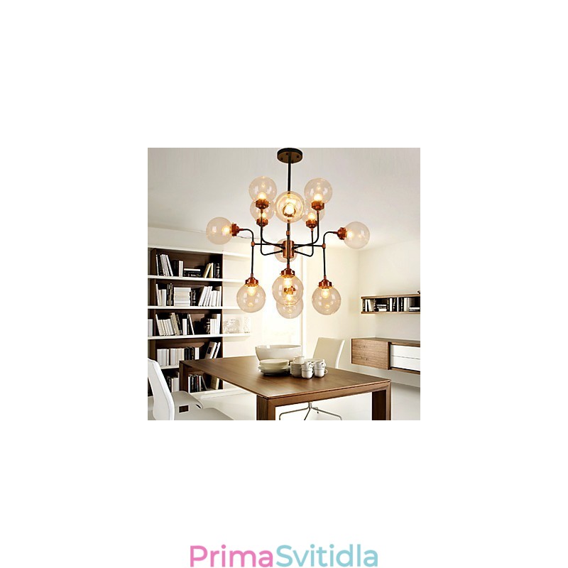 Kouzelné fazole Droplight kreativní individuální charakter lampy tepaného železa průmysl vítr
