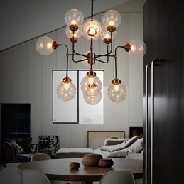 Kouzelné fazole Droplight kreativní individuální charakter lampy tepaného železa průmysl vítr