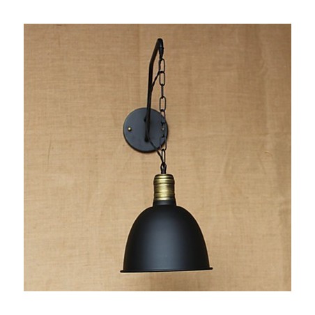 Jednoduchá a kreativní osobnost nástěnná lampa Průmyslový řetězec Americká retro nástěnná lampa do ložnice s železnou uličkou Jednoduchá a kreativní osobnost nástěnná lampa Průmyslový řetězec Americká retro nástěnná lampa do ložnice s železnou uličkou