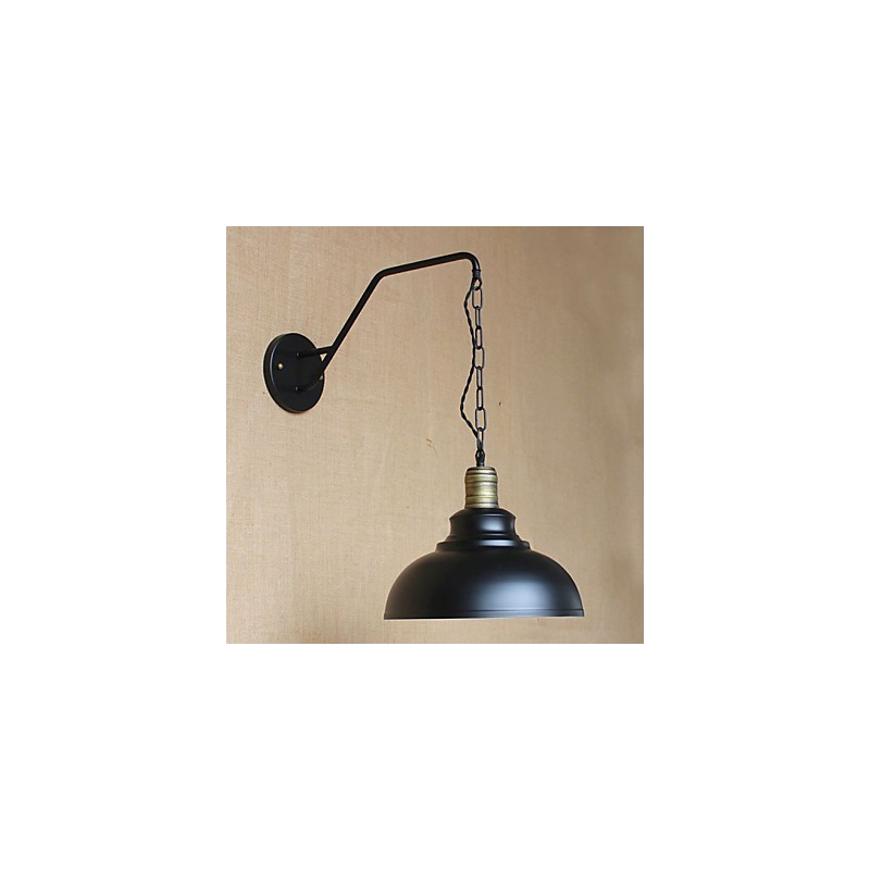 Jednoduchá a kreativní osobnost Nástěnná lampa Industry Chain American Retro Iron Aisle Ložnice Noční nástěnná lampa