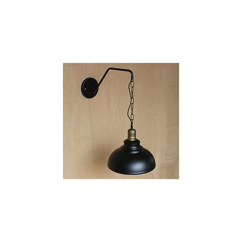 Jednoduchá a kreativní osobnost Nástěnná lampa Industry Chain American Retro Iron Aisle Ložnice Noční nástěnná lampa