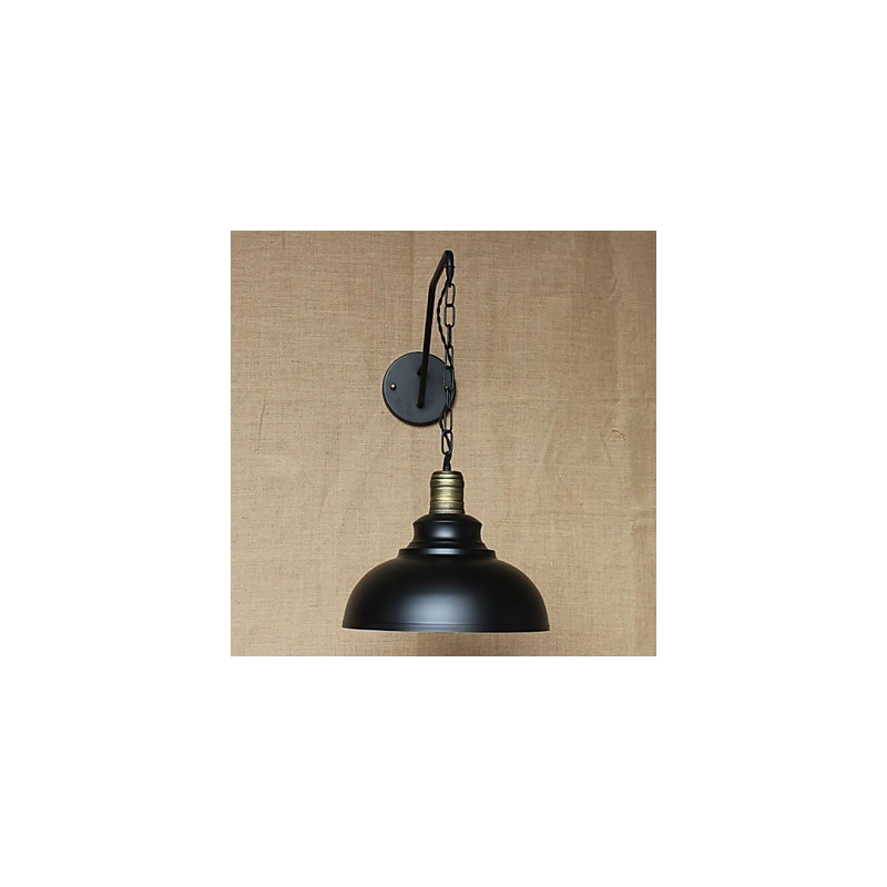 Jednoduchá a kreativní osobnost Nástěnná lampa Industry Chain American Retro Iron Aisle Ložnice Noční nástěnná lampa