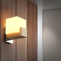 Nástěnné svítidla Mini styl moderního současného dřeva bambus