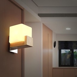 Nástěnné svítidla Mini styl moderního současného dřeva bambus