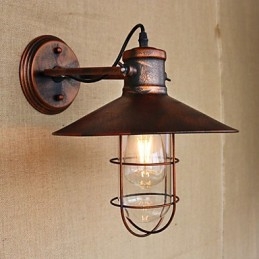 Loft industriální sklad Kreativní obývací pokoj Balkon Vítr Železný nostalgický Retro Pastorační schodiště Nástěnná lampa