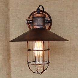 Loft industriální sklad Kreativní obývací pokoj Balkon Vítr Železný nostalgický Retro Pastorační schodiště Nástěnná lampa