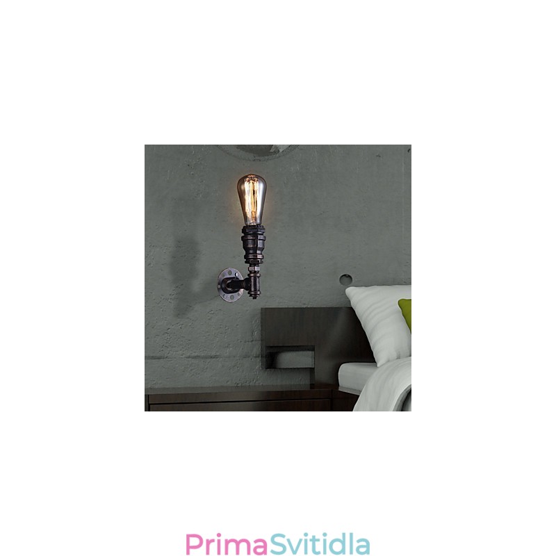 Retro kovové postele nástěnné nástěnné svítidlo Village Pastorační nástěnná světla do obývacího pokoje Nástěnná lampa do jídelny