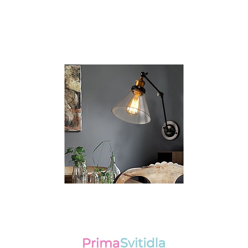 Creative Rural Loft Retro Titan Section Double Wall Lamp Light
