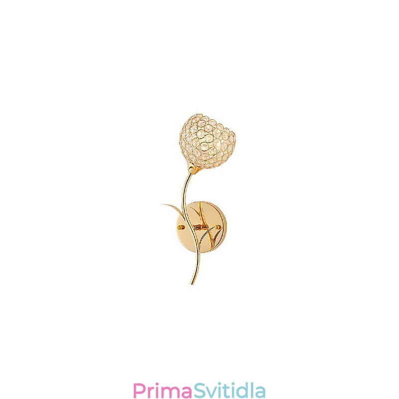 Minimalistické moderní křišťálové nástěnné svítidlo