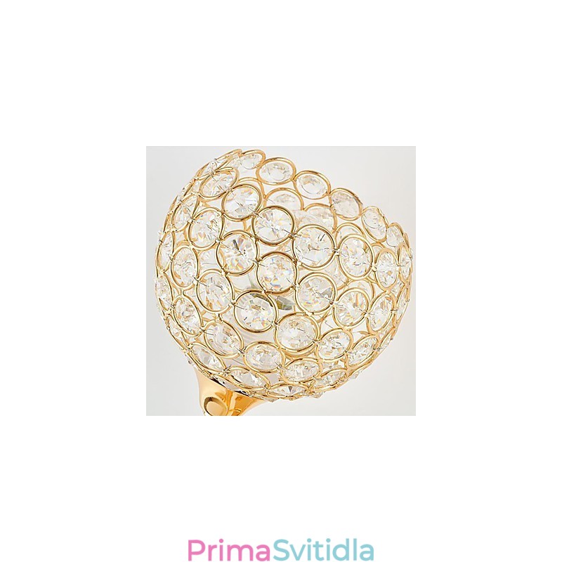 Minimalistické moderní křišťálové nástěnné svítidlo