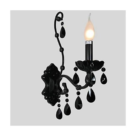 Křišťálové nástěnné svítidla ve stylu mini svíčky Moderní moderní kov