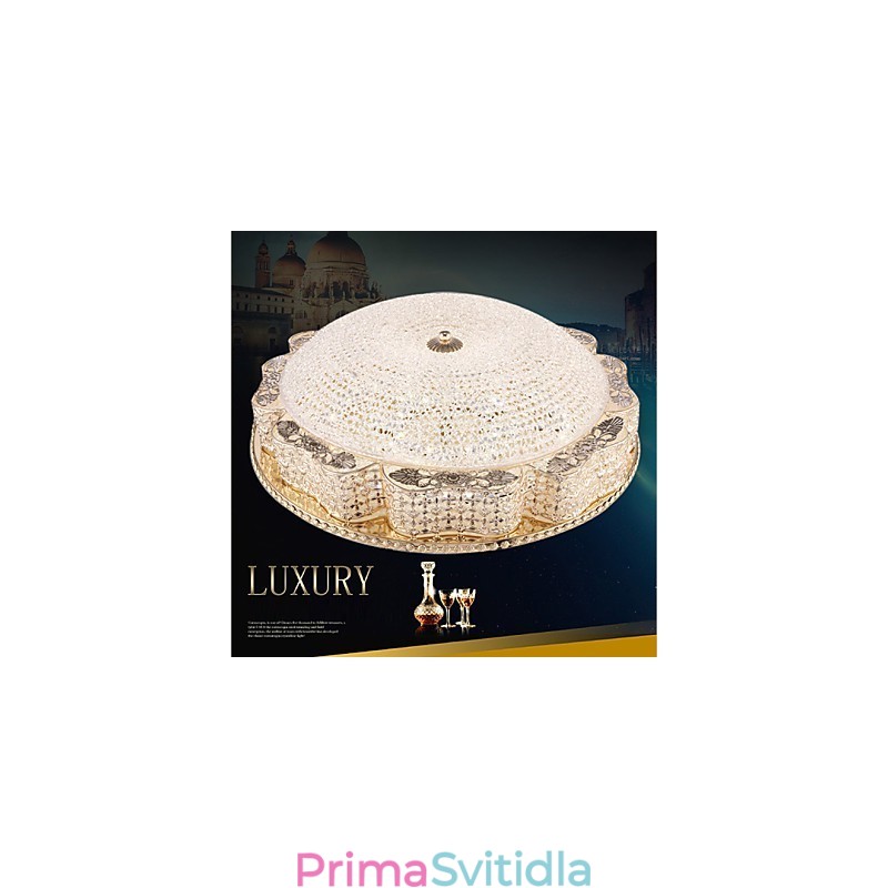 Moderní luxusní křišťálové stropní světlo Absorb Dome o průměru 50 cm