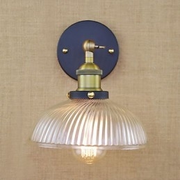 Populární dekorativní skleněná nástěnná lampa American Country Retro Creative Personality