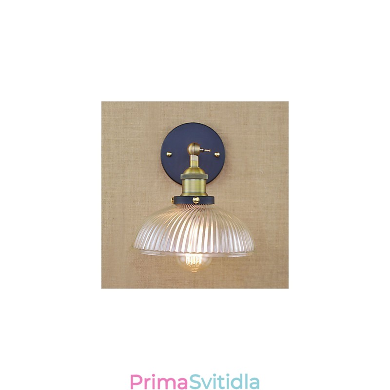 Populární dekorativní skleněná nástěnná lampa American Country Retro Creative Personality