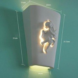 Nástěnná lampa Creative Rural Creative Mediterranean Nástěnná lampa evropského stylu Cupid Light