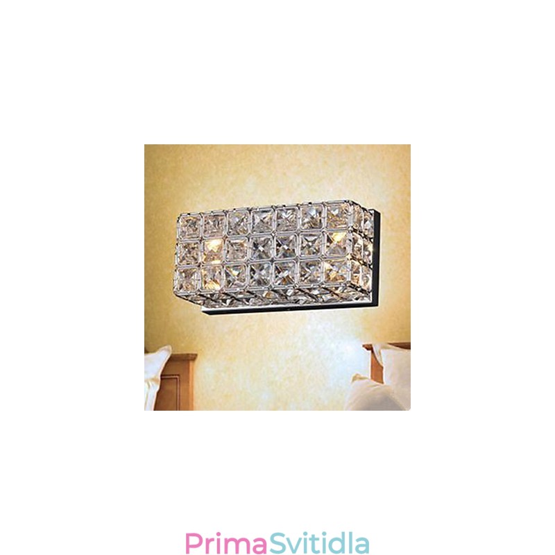 Smluvní a současná čtvercová nástěnná lampa K9 Crystal