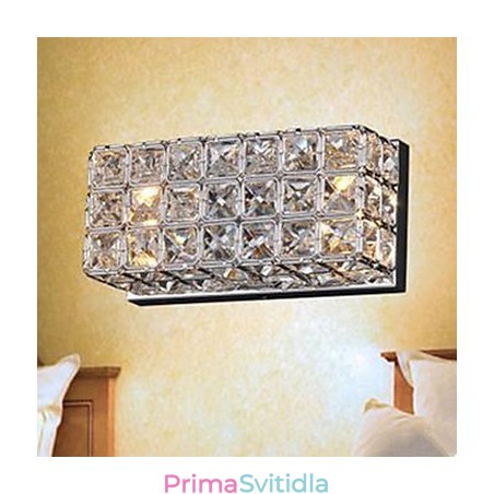 Smluvní a současná čtvercová nástěnná lampa K9 Crystal Smluvní a současná čtvercová nástěnná lampa K9 Crystal