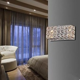 Smluvní a současná čtvercová nástěnná lampa K9 Crystal