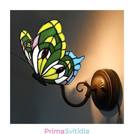 Evropská středomořská smluvní venkovská kreativní kovaná nástěnná lampa Skleněná světla Evropská středomořská smluvní venkovská kreativní kovaná nástěnná lampa Skleněná světla