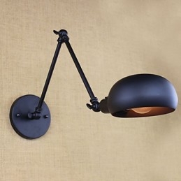 Dlouhé rameno dvojitého vypínače Minimalistická Evropa Personalizované osvětlení retro módního stylu Železná stěna