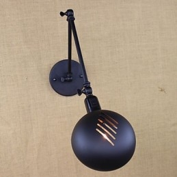 Dlouhé rameno dvojitého vypínače Minimalistická Evropa Personalizované osvětlení retro módního stylu Železná stěna
