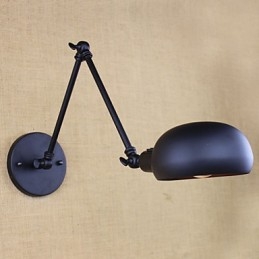 Dlouhé rameno dvojitého vypínače Minimalistická Evropa Personalizované osvětlení retro módního stylu Železná stěna