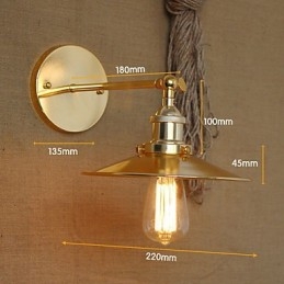 Minimalistický industriální styl vila Nostalgický zlatý deštník před kostelní uličkou zdobená zeď