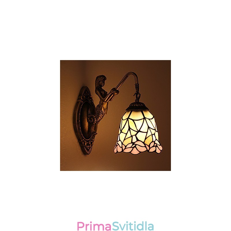 Evropská smluvní svítidla pro venkovské kreativní kované železné nástěnné lampy