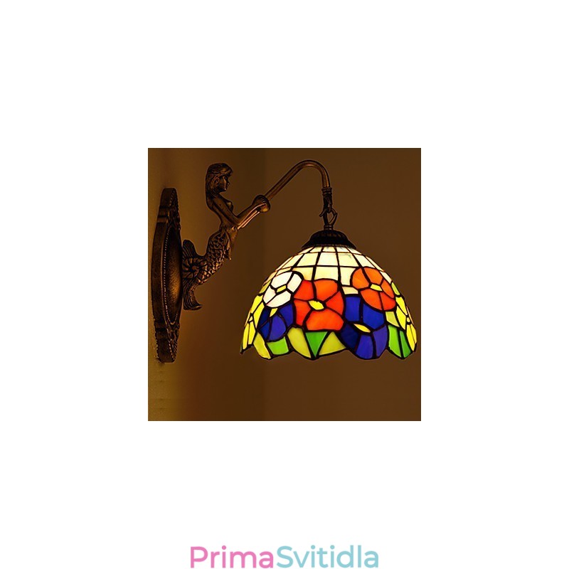 Evropská smluvní svítidla pro venkovské kreativní kované železné nástěnné lampy