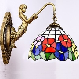 Evropská smluvní svítidla pro venkovské kreativní kované železné nástěnné lampy