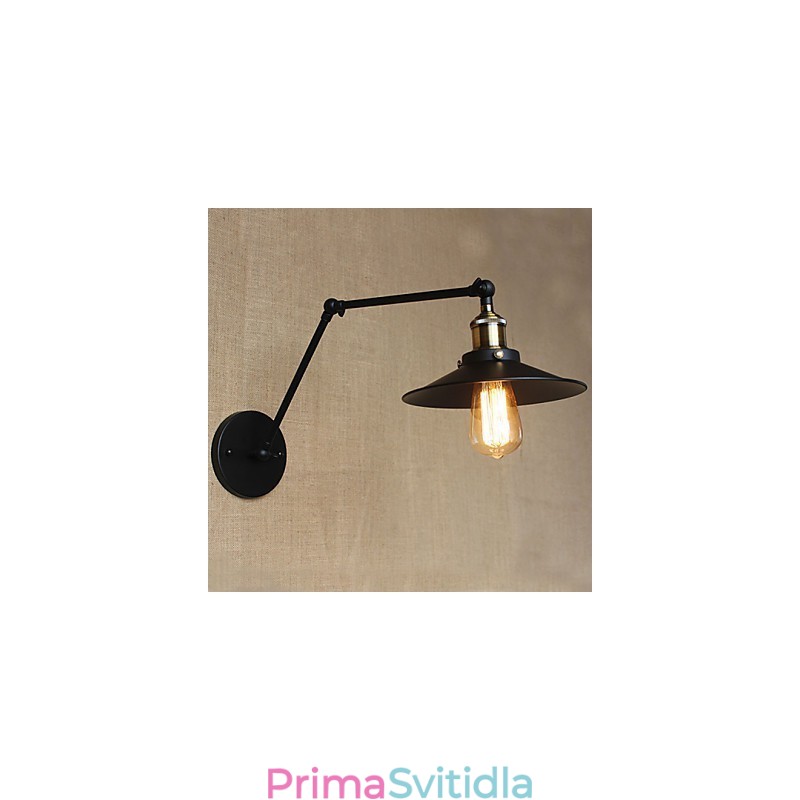 Kreativní nostalgické retro dlouhé rameno průmyslového typu skládací zatahovací stěna