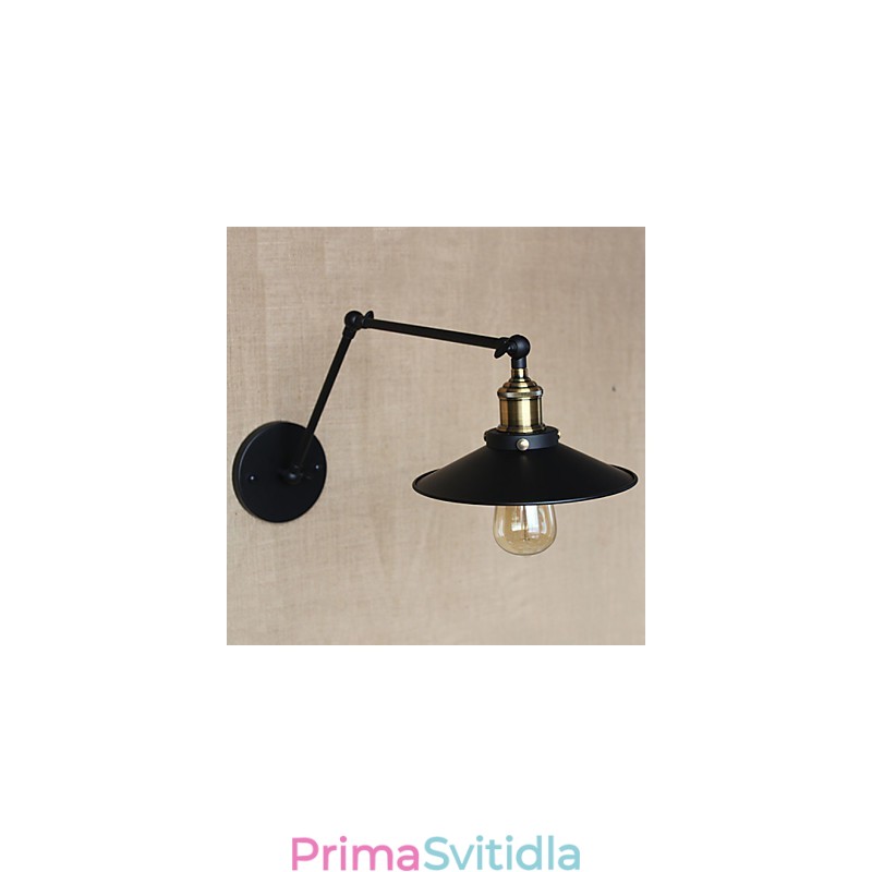 Kreativní nostalgické retro dlouhé rameno průmyslového typu skládací zatahovací stěna