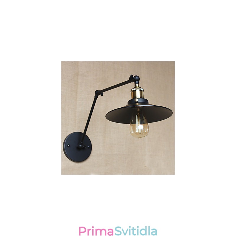 Kreativní nostalgické retro dlouhé rameno průmyslového typu skládací zatahovací stěna