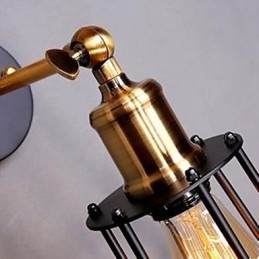 Literatura A umění Návrhář postav železný rám nástěnná lampa