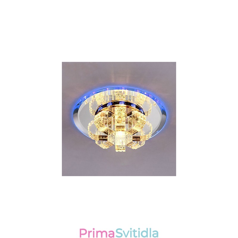 Křišťálová stropní lampa Bodové světlo SMD 3W Creative Lamp Absorb Dome Light