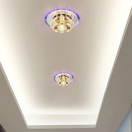 Křišťálová stropní lampa Bodové světlo SMD 3W Creative Lamp Absorb Dome Light