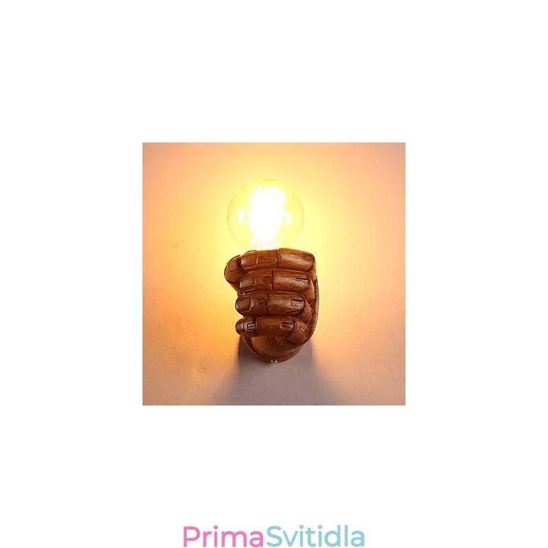 Evropská nástěnná kreativní retro nástěnná svítidla pěst