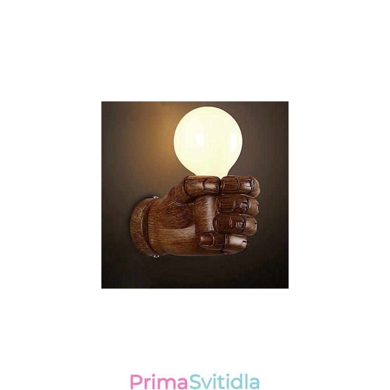 Evropská nástěnná kreativní retro nástěnná svítidla pěst