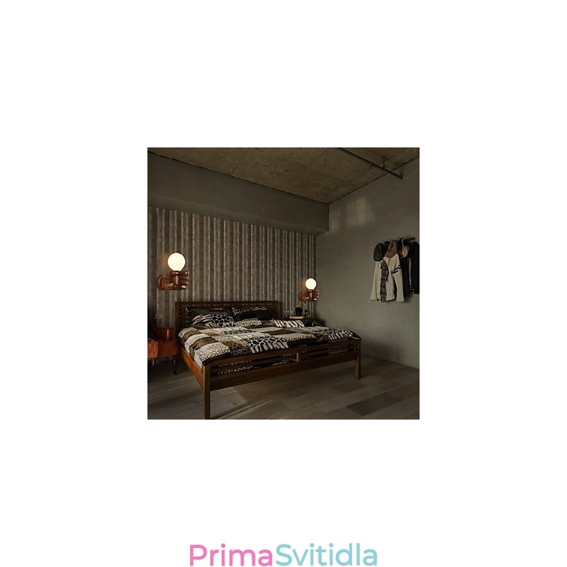 Evropská nástěnná kreativní retro nástěnná svítidla pěst