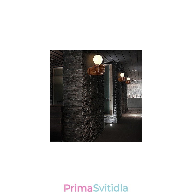 Evropská nástěnná kreativní retro nástěnná svítidla pěst