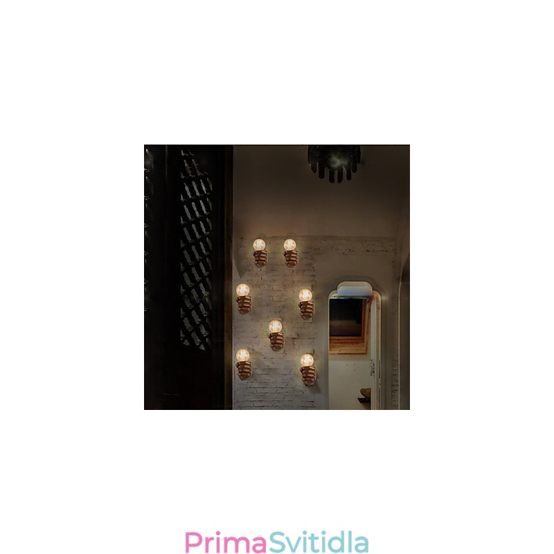 Evropská nástěnná kreativní retro nástěnná svítidla pěst