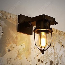 Loft Industrial Retro Nástěnné jednohlavé nástěnné svítidlo