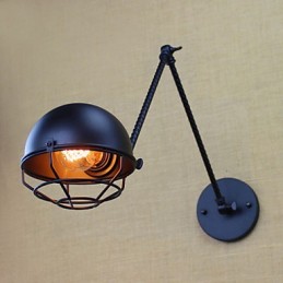Dlouhé rameno amerického zahraničního průmyslového dvojitého retro kreativního dekorativního nástěnného svítidla