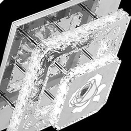 Zapuštěná moderní moderní obývací postel pro děti v garáži kovová