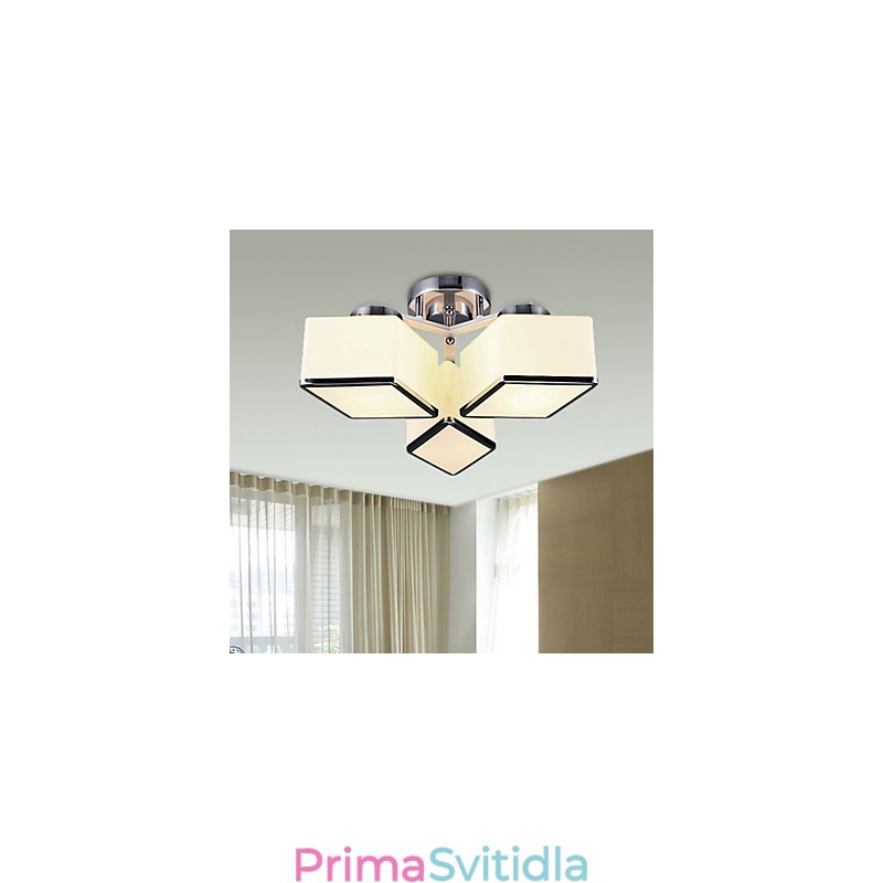 Zapuštěné moderní moderní sklo