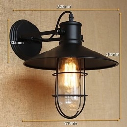 Americký venkovský styl koridor bar dekorace hlavy postele nástěnné lampy