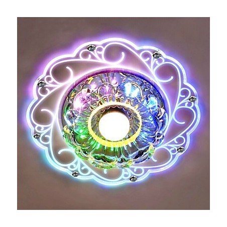 Křišťálová stropní lampa Bodové svítidlo SMD 3W kreativní lampa tubusové světlo Barevné kopulovité světlo Křišťálová stropní lampa Bodové svítidlo SMD 3W kreativní lampa tubusové světlo Barevné kopulovité světlo