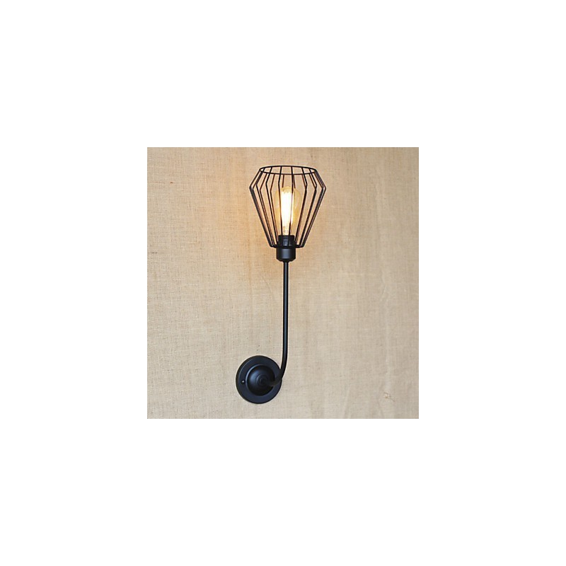 American Country Creative Iron Elbow Antique Single Head Lamp Bedside