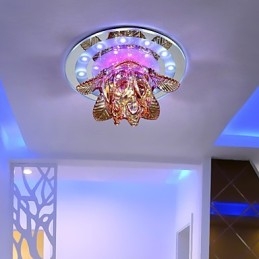 Kruhové křišťálové světlo trubice stropní lampy k pohlcování světla kupolové lampy